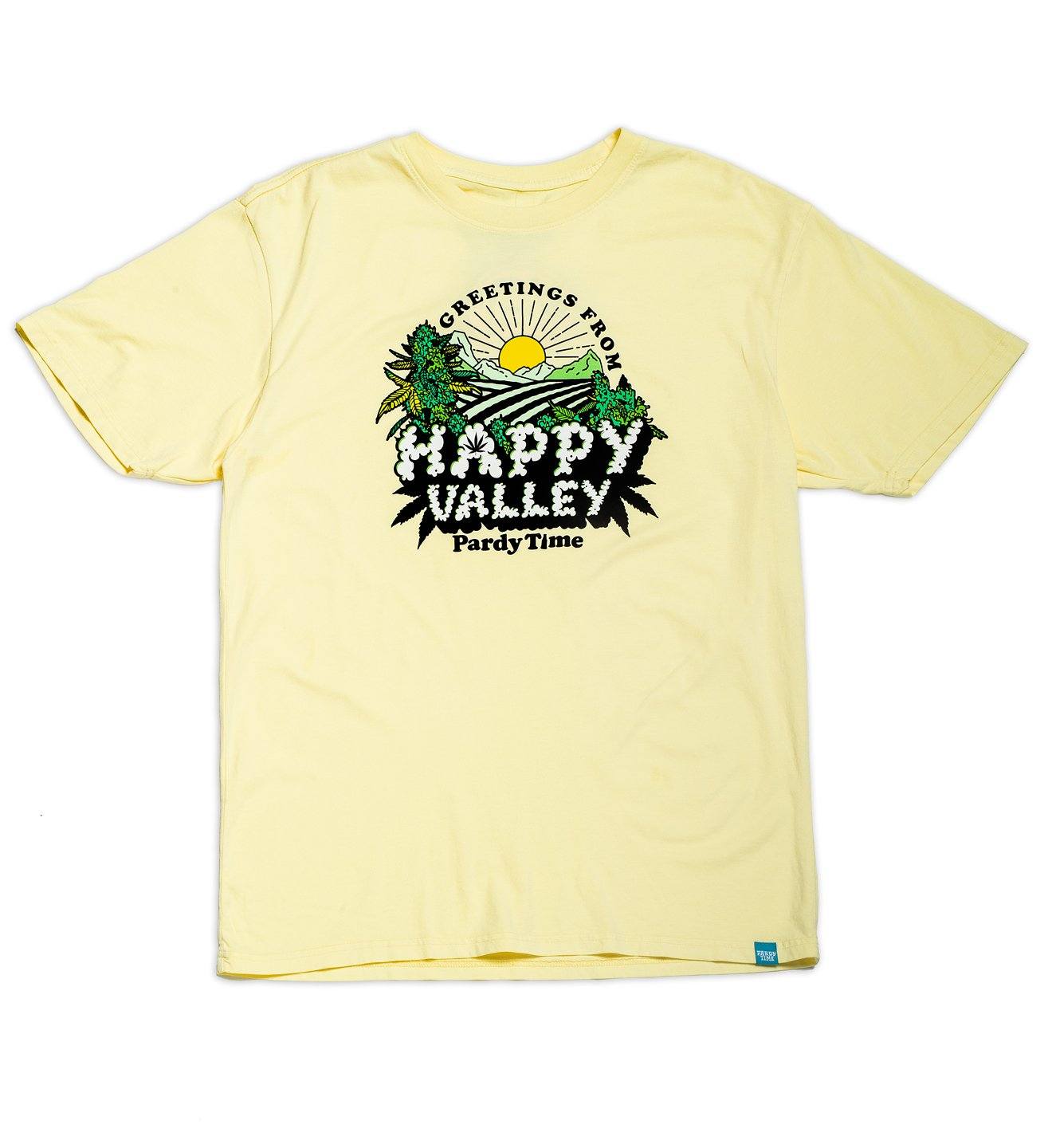 Happy Valley T-Shirt Mens LEMONADE XS 